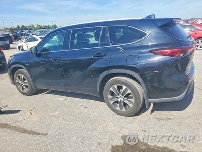 Drugie zdjęcie samochodu z przodu: 2022 TOYOTA HIGHLANDER XLE VIN:5TDGZRBH5NS563951 - miniatura