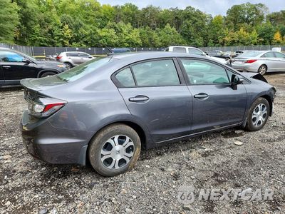 Trzecie zdjęcie samochodu z tyłu: 2013 HONDA CIVIC HYBRID VIN:19XFB4F22DE200122 - miniatura