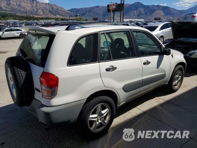 Trzecie zdjęcie samochodu z tyłu: 2001 TOYOTA RAV4 BASE VIN:JTEGH20V710010181 - miniatura
