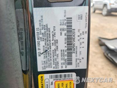 Zdjęcie 12 z 12 samochodu: 2017 FORD FUSION SE VIN:3FA6P0H75HR342018 - miniatura
