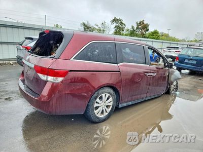 Trzecie zdjęcie samochodu z tyłu: 2017 HONDA ODYSSEY EXL VIN:5FNRL5H6XHB026056 - miniatura