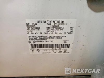 Zdjęcie 13 z 13 samochodu: 2014 FORD EXPLORER LIMITED VIN:1FM5K8F85EGB52782 - miniatura