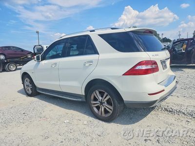 Drugie zdjęcie samochodu z przodu: 2012 MERCEDES-BENZ ML 350 4MATIC VIN:4JGDA5HBXCA083111 - miniatura