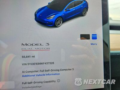 Zdjęcie 9 z 12 samochodu: 2019 TESLA MODEL 3 VIN:5YJ3E1EB6KF437326 - miniatura