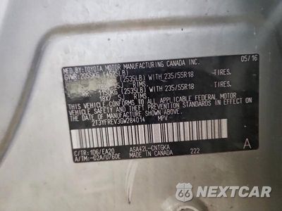 Zdjęcie 13 z 13 samochodu: 2016 TOYOTA RAV4 LIMITED VIN:2T3YFREV3GW284014 - miniatura