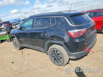 Drugie zdjęcie samochodu z przodu: 2019 JEEP COMPASS TRAILHAWK VIN:3C4NJDDB5KT665410 - miniatura