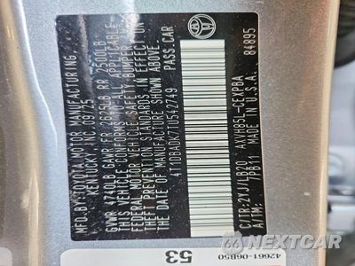 Zdjęcie 12 z 12 samochodu: 2026 TOYOTA CAMRY XSE VIN:4T1DBADK7TU542749 - miniatura