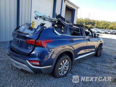 Trzecie zdjęcie samochodu z tyłu: 2019 HYUNDAI SANTA FE SE VIN:5NMS2CAD2KH115157 - miniatura