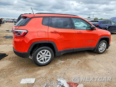 Trzecie zdjęcie samochodu z tyłu: 2018 JEEP COMPASS SPORT VIN:3C4NJCABXJT286111 - miniatura