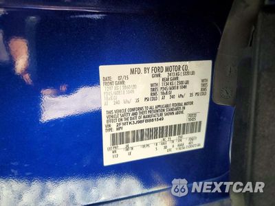 Zdjęcie 13 z 13 samochodu: 2015 FORD EDGE SEL VIN:2FMTK3J98FBB81549 - miniatura