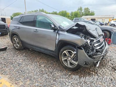 Czwarte zdjęcie samochodu z boku: 2020 GMC TERRAIN SLT VIN:3GKALPEV0LL123544 - miniatura