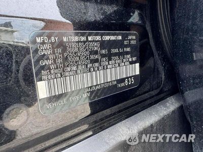Zdjęcie 10 z 10 samochodu: 2023 MITSUBISHI OUTLANDER SE VIN:JA4J3UA87PZ016784 - miniatura