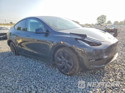 Czwarte zdjęcie samochodu z boku: 2025 TESLA MODEL Y VIN:7SAYGDED0SF257605 - miniatura
