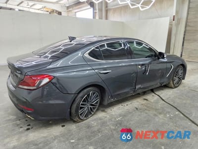 Trzecie zdjęcie samochodu z tyłu: 2019 GENESIS G70 ADVANCED VIN:KMTG64LA9KU037392 - miniatura