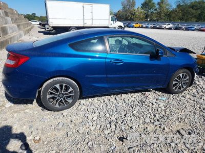 Trzecie zdjęcie samochodu z tyłu: 2013 HONDA CIVIC EXL VIN:2HGFG3B05DH531203 - miniatura