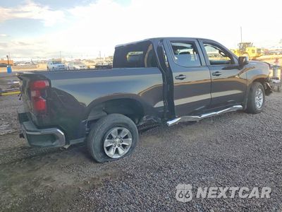 Trzecie zdjęcie samochodu z tyłu: 2019 CHEVROLET SILVERADO C1500 LT VIN:1GCPWCED4KZ424029 - miniatura