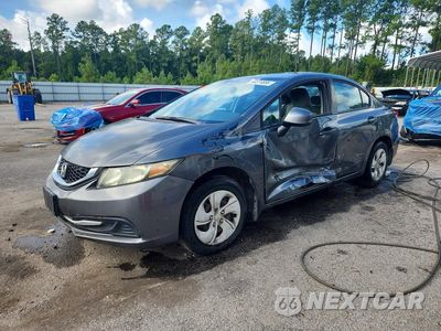 2013 HONDA CIVIC LX 2HGFB2F53DH300668 - główne zdjęcie licytacji z USA - miniatura