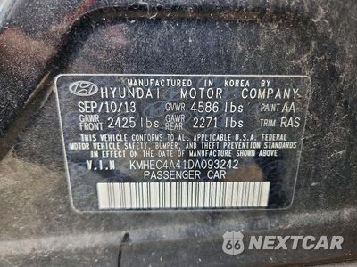 Zdjęcie 13 z 13 samochodu: 2013 HYUNDAI SONATA HYBRID VIN:KMHEC4A41DA093242 - miniatura