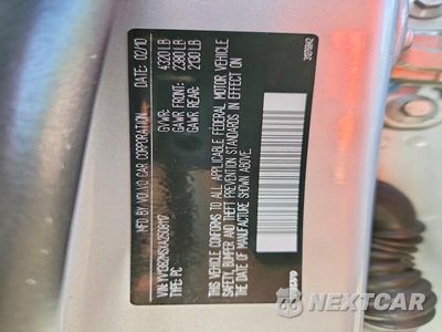 Zdjęcie 12 z 12 samochodu: 2010 VOLVO S40 2.4I VIN:YV1382MSXA2508117 - miniatura