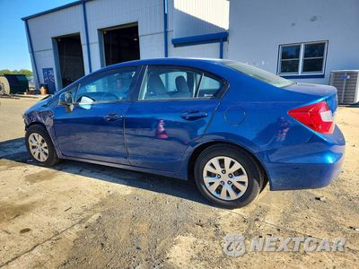 Drugie zdjęcie samochodu z przodu: 2012 HONDA CIVIC LX VIN:2HGFB2F51CH535665 - miniatura