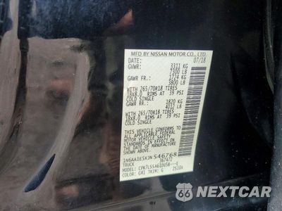 Zdjęcie 12 z 12 samochodu: 2018 NISSAN TITAN SV VIN:1N6AA1E5XJN546768 - miniatura