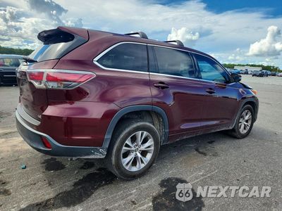 Trzecie zdjęcie samochodu z tyłu: 2016 TOYOTA HIGHLANDER LE PLUS VIN:5TDZKRFH5GS122427 - miniatura