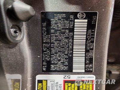 Zdjęcie 13 z 13 samochodu: 2024 TOYOTA CAMRY SE VIN:4T1G11AK0RU841108 - miniatura
