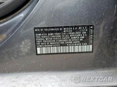 Zdjęcie 12 z 12 samochodu: 2019 VOLKSWAGEN JETTA S VIN:3VWC57BU9KM130797 - miniatura