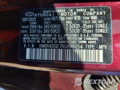 Zdjęcie 13 z 13 samochodu: 2024 HYUNDAI PALISADE SEL PREMIUM VIN:KM8R4DGE7RU696054 - miniatura