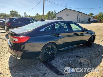 Trzecie zdjęcie samochodu z tyłu: 2021 HONDA ACCORD SPORT VIN:1HGCV1F34MA025491 - miniatura