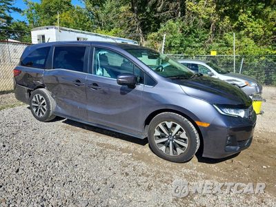 Czwarte zdjęcie samochodu z boku: 2025 HONDA ODYSSEY EXL VIN:5FNRL6H65SB031856 - miniatura