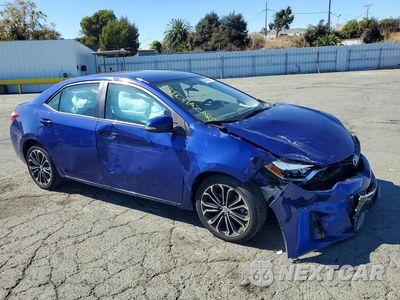 Czwarte zdjęcie samochodu z boku: 2015 TOYOTA COROLLA S PLUS VIN:2T1BURHE4FC389838 - miniatura