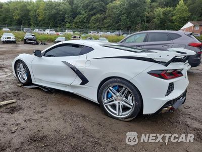 Drugie zdjęcie samochodu z przodu: 2021 CHEVROLET CORVETTE STINGRAY 3LT VIN:1G1YC2D49M5110162 - miniatura