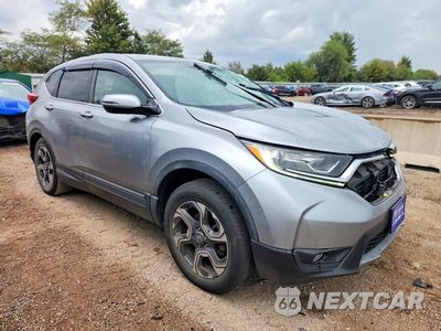 Czwarte zdjęcie samochodu z boku: 2018 HONDA CR-V EXL VIN:7FARW2H86JE005769 - miniatura