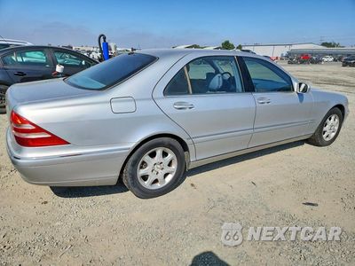 Trzecie zdjęcie samochodu z tyłu: 2002 MERCEDES-BENZ S 430 VIN:WDBNG70J32A292239 - miniatura