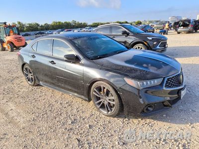 Czwarte zdjęcie samochodu z boku: 2019 ACURA TLX TECHNOLOGY VIN:19UUB1F63KA003423 - miniatura