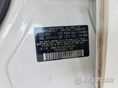 Zdjęcie 12 z 12 samochodu: 2023 HYUNDAI SONATA SEL VIN:KMHL64JA9PA335932 - miniatura