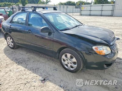 Czwarte zdjęcie samochodu z boku: 2008 KIA SPECTRA LX VIN:KNAFE122785537573 - miniatura