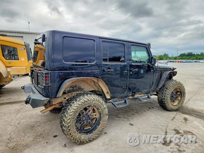 Trzecie zdjęcie samochodu z tyłu: 2008 JEEP WRANGLER UNLIMITED SAHARA VIN:1J4GA59118L534309 - miniatura