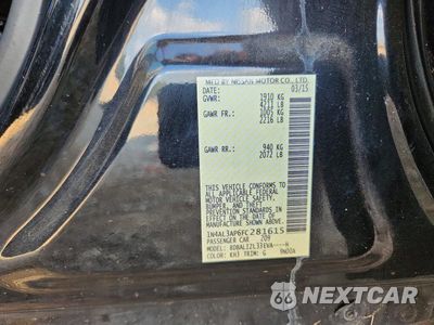 Zdjęcie 12 z 12 samochodu: 2015 NISSAN ALTIMA 2.5 SV VIN:1N4AL3AP6FC281615 - miniatura