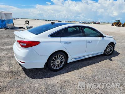 Trzecie zdjęcie samochodu z tyłu: 2015 HYUNDAI SONATA LIMITED VIN:5NPE34AF6FH136734 - miniatura