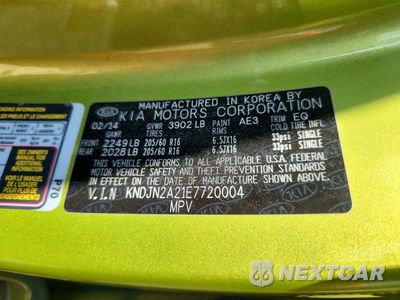Zdjęcie 12 z 12 samochodu: 2014 KIA SOUL BASE VIN:KNDJN2A21E7720004 - miniatura