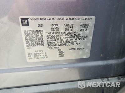 Zdjęcie 13 z 13 samochodu: 2020 GMC TERRAIN SLE VIN:3GKALMEV6LL283717 - miniatura