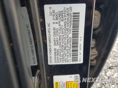 Zdjęcie 13 z 13 samochodu: 2018 HONDA ACCORD EXL VIN:1HGCV1F5XJA106220 - miniatura