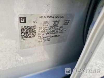 Zdjęcie 12 z 12 samochodu: 2020 CHEVROLET MALIBU LT VIN:1G1ZD5ST9LF091960 - miniatura