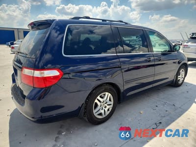 Trzecie zdjęcie samochodu z tyłu: 2006 HONDA ODYSSEY EX VIN:5FNRL38496B090475 - miniatura