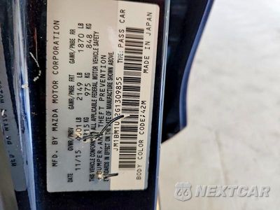 Zdjęcie 13 z 13 samochodu: 2016 MAZDA 3 SPORT VIN:JM1BM1U72G1309855 - miniatura