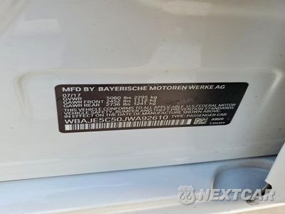 Zdjęcie 12 z 12 samochodu: 2018 BMW 540 I VIN:WBAJE5C50JWA92610 - miniatura