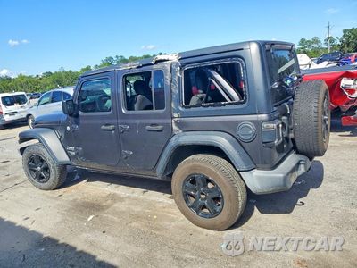 Drugie zdjęcie samochodu z przodu: 2018 JEEP WRANGLER UNLIMITED SPORT VIN:1C4HJXDG3JW133950 - miniatura