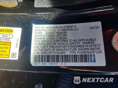 Zdjęcie 13 z 13 samochodu: 2026 HONDA ACCORD HYBRID SPORT-L VIN:1HGCY2F7XTA034937 - miniatura